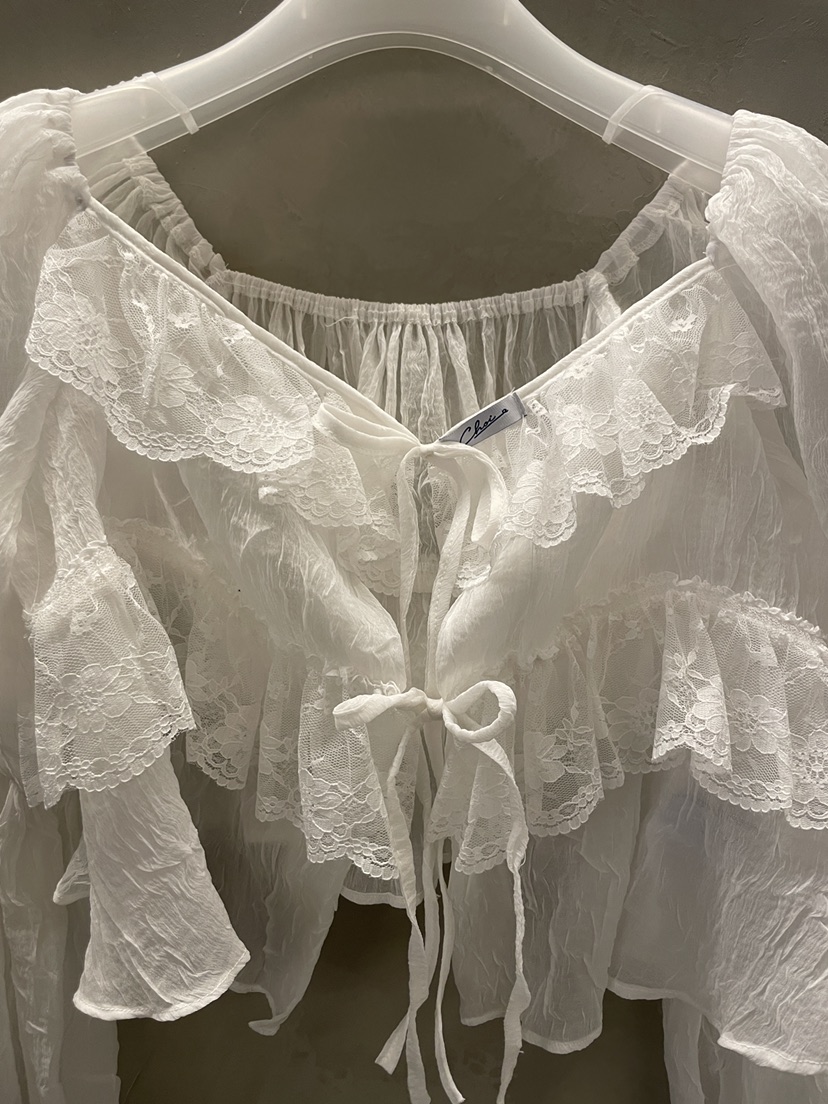 MULCUP韓國直郵女士新品職業人氣推薦時尚休閑襯衫蕾絲衫MULCUP襯衫/蕾絲衫