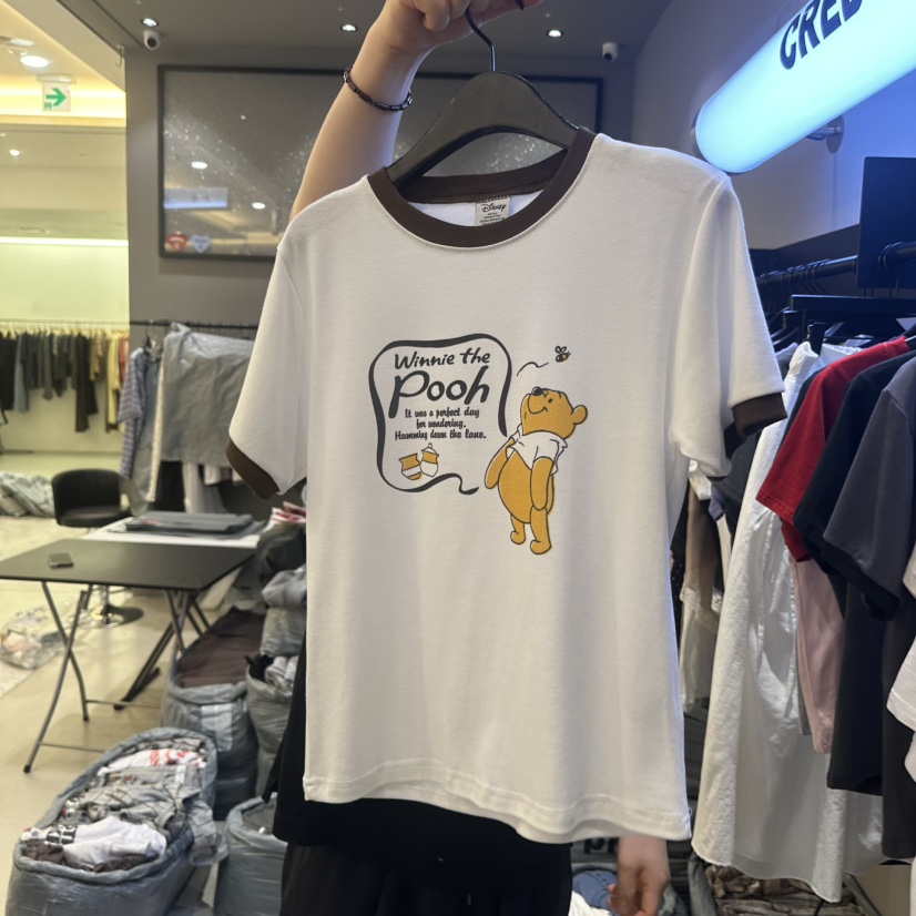 CREDITO韓國東大門直郵女裝新品休閑時尚26春夏推薦熱賣T恤CREDITOT恤圖色1