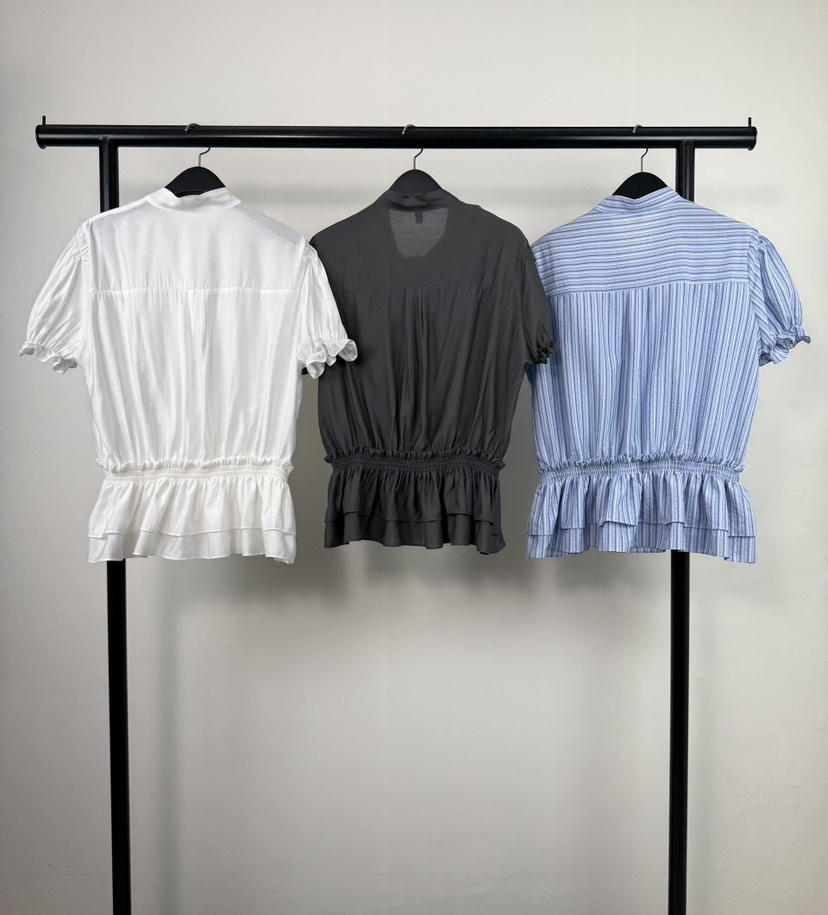 FEFFER韓國直郵女士新品時尚人氣推薦休閑26春夏襯衫蕾絲衫FEFFER襯衫/蕾絲衫