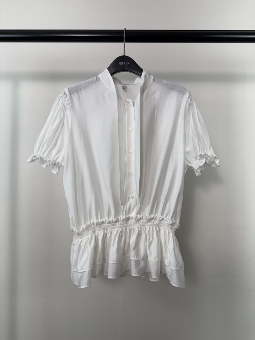 FEFFER韓國直郵女士新品時尚人氣推薦休閑26春夏襯衫蕾絲衫FEFFER襯衫/蕾絲衫圖色1