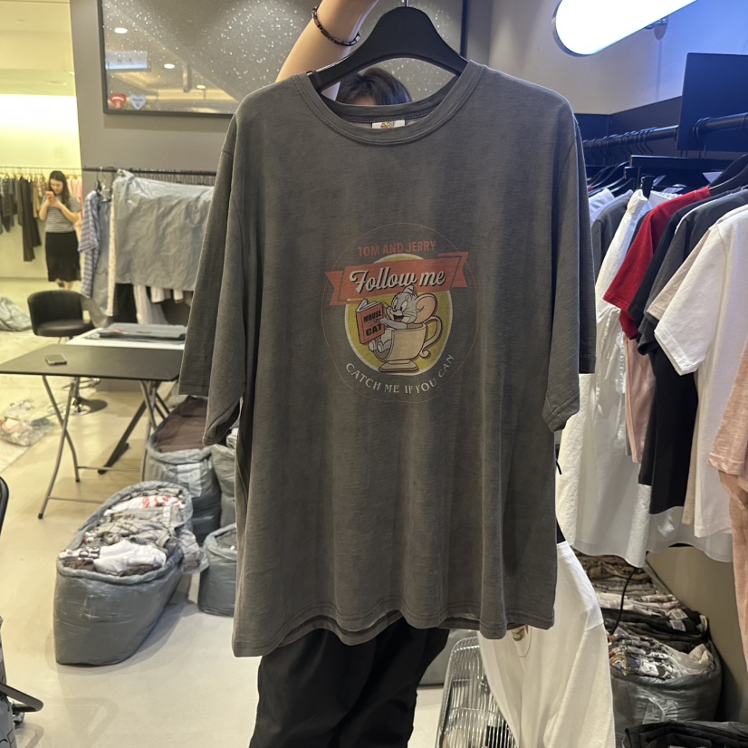 CREDITO韓國直郵女裝新款時尚人氣26春夏休閑職業熱賣T恤CREDITOT恤圖色3