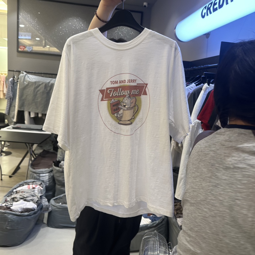 CREDITO韓國直郵女裝新款時尚人氣26春夏休閑職業熱賣T恤CREDITOT恤圖色4