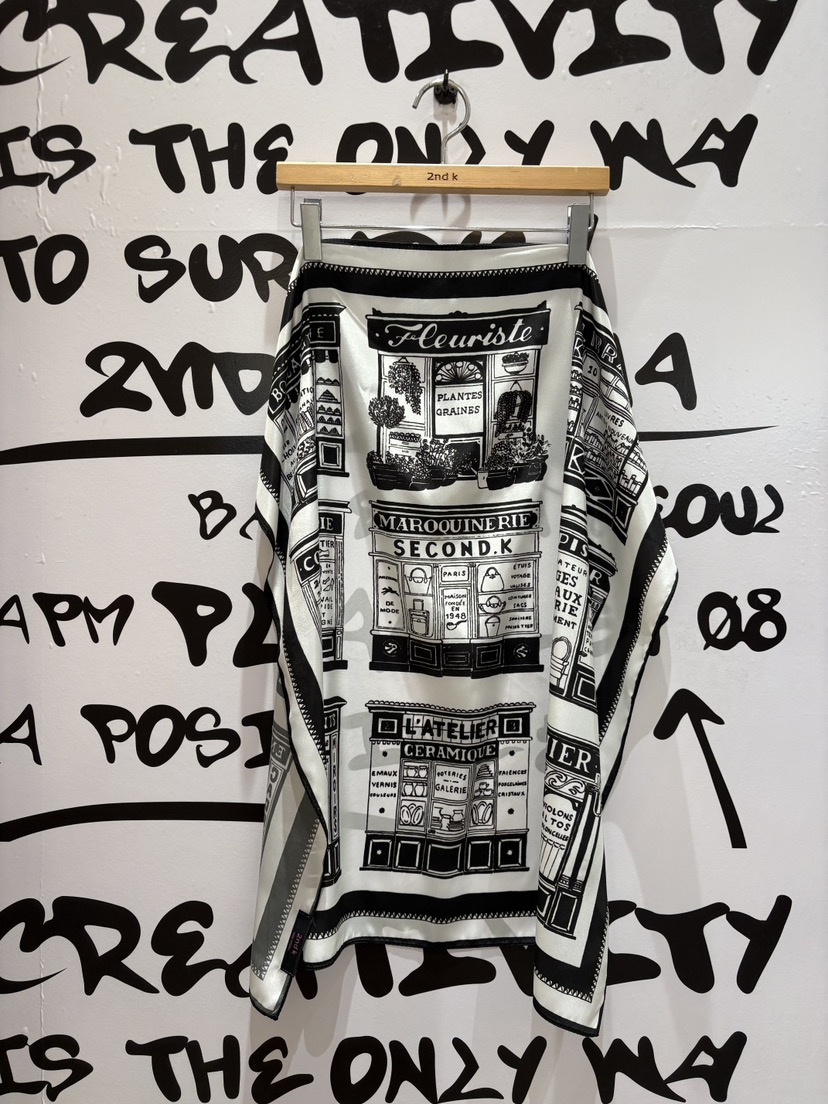 2ND K韓國代購女士新款人氣推薦熱賣休閑圍巾披肩海軍圍巾2ND K圍巾/披肩圖色1