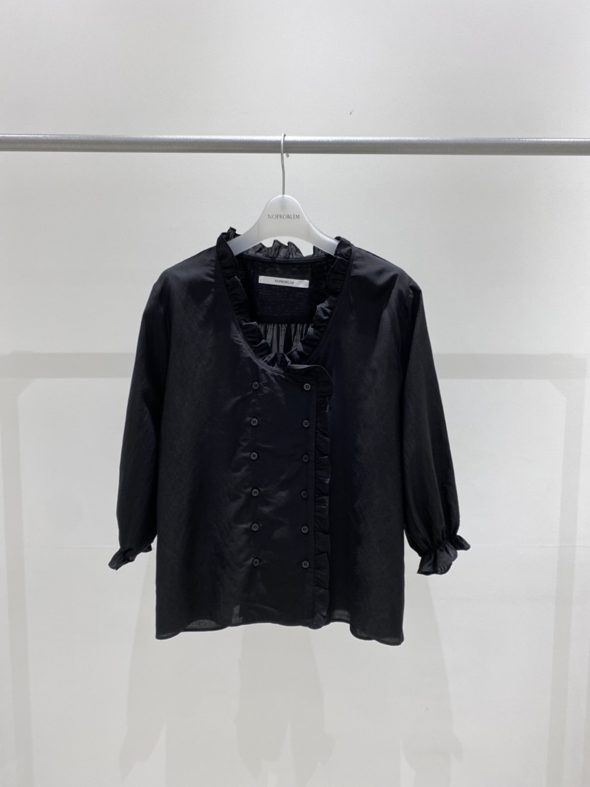 NOPROBLEM韓國直郵女士新品休閑熱賣職業推薦時尚襯衫蕾絲衫NOPROBLEM襯衫/蕾絲衫圖色2