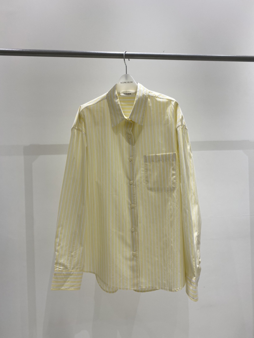 NOPROBLEM韓國東大門直郵女裝新品職業時尚襯衫蕾絲衫條紋NOPROBLEM襯衫/蕾絲衫圖色1