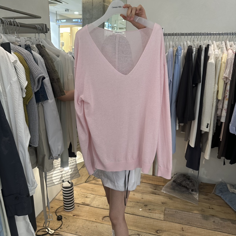 CREAM VILLA韓國直郵實拍女士新品熱賣針織衫CREAMVILLA針織衫圖色1