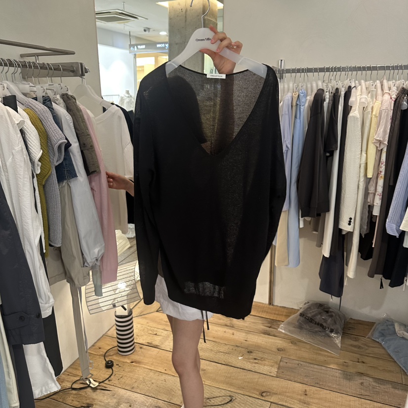 CREAM VILLA韓國直郵實拍女士新品熱賣針織衫CREAMVILLA針織衫圖色3