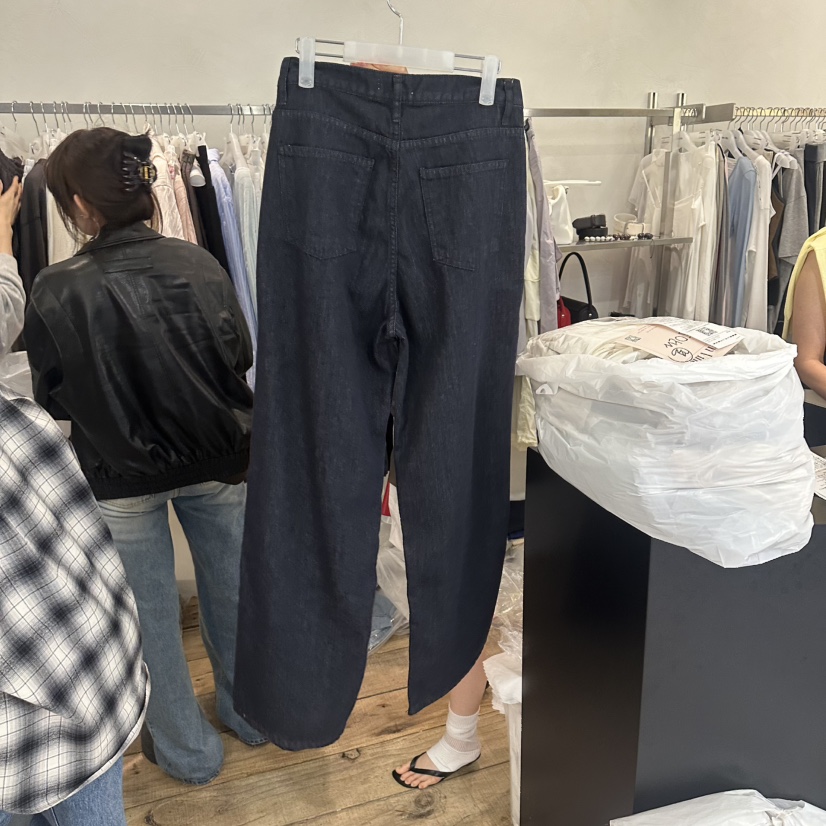 CREAM VILLA韓國直郵實拍女裝新款熱賣牛仔褲CREAMVILLA牛仔褲