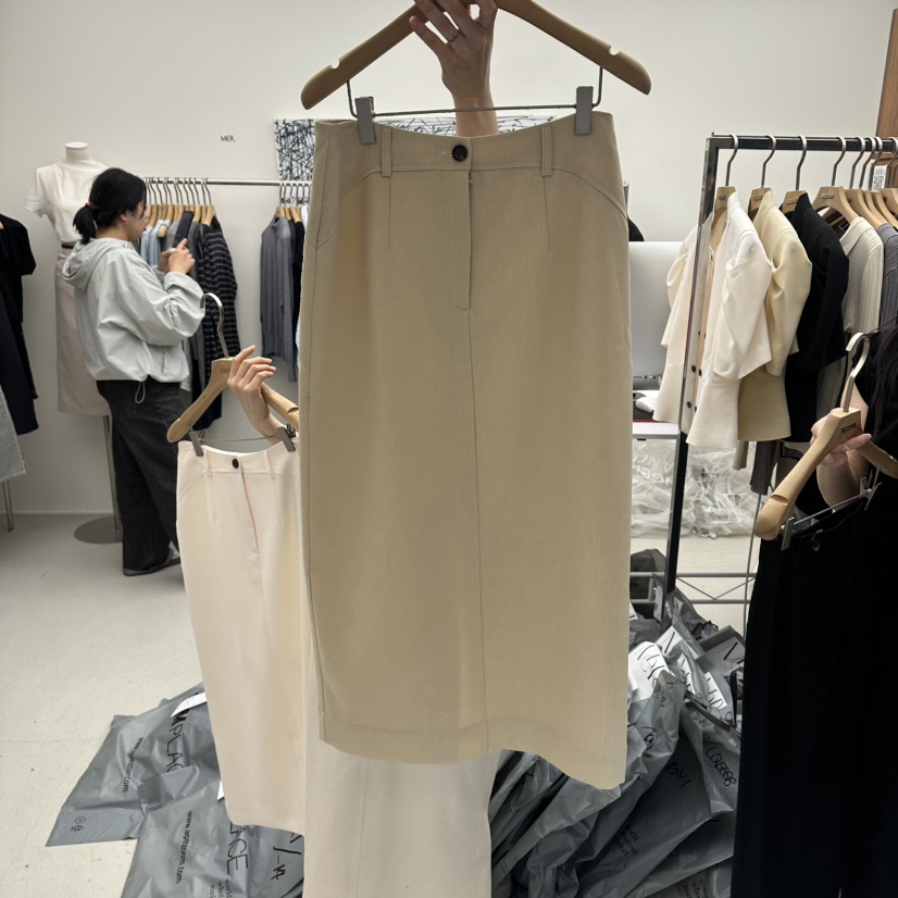 MER韓國直郵女裝新款人氣職業推薦時尚休閑熱賣26春夏長裙MER/ANGELO BIANCO長裙圖色2