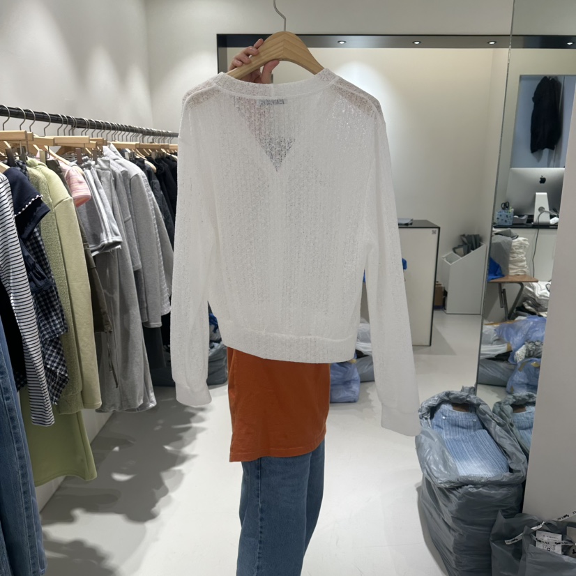 BEENS韓國東大門代購女裝新品時尚26春夏熱賣職業針織衫開衫BEENS針織衫