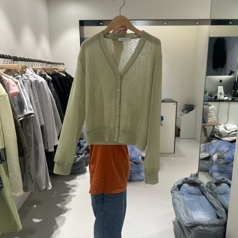 BEENS韓國東大門代購女裝新品時尚26春夏熱賣職業針織衫開衫BEENS針織衫圖色3