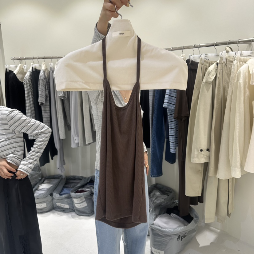 VEREN韓國直郵實拍女士新款時尚職業26春夏人氣推薦吊帶背心VEREN吊帶/背心圖色2