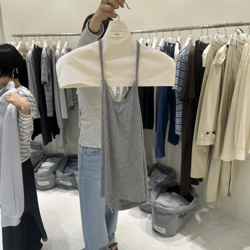 VEREN韓國直郵實拍女士新款時尚職業26春夏人氣推薦吊帶背心VEREN吊帶/背心圖色4