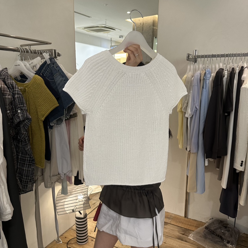 CREAM VILLA韓國直郵女裝新品時尚針織衫鏤空CREAMVILLA針織衫