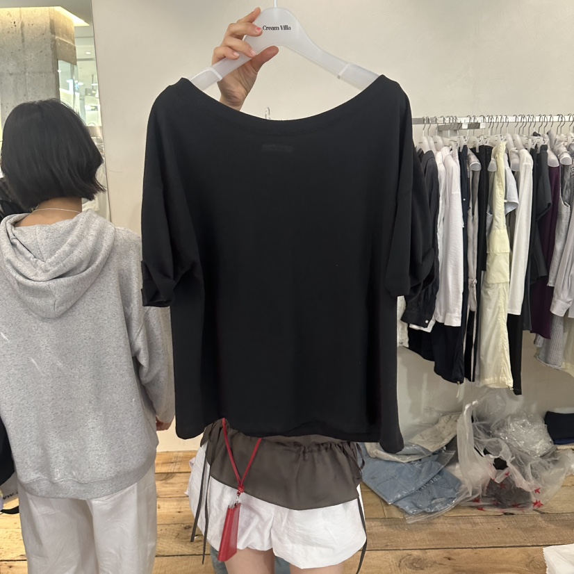 CREAM VILLA韓國東大門直郵女裝新款職業T恤CREAMVILLAT恤圖色3