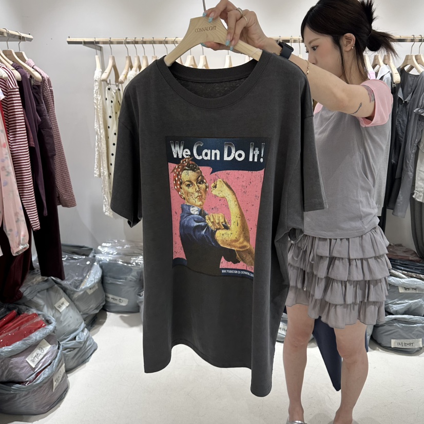 CONNAUGHT/DAILYJUD韓國東大門直郵女裝新款時尚職業T恤CONNAUGHT/DAILYJUDT恤圖色2