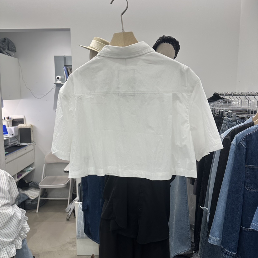 LEHNA韓國直郵女士新款時尚推薦職業26春夏人氣襯衫蕾絲衫LEHNA襯衫/蕾絲衫