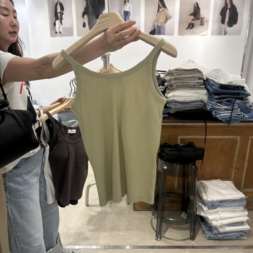 ACKER韓國直郵實拍女士新品人氣熱賣26春夏職業休閑吊帶背心ACKER吊帶/背心