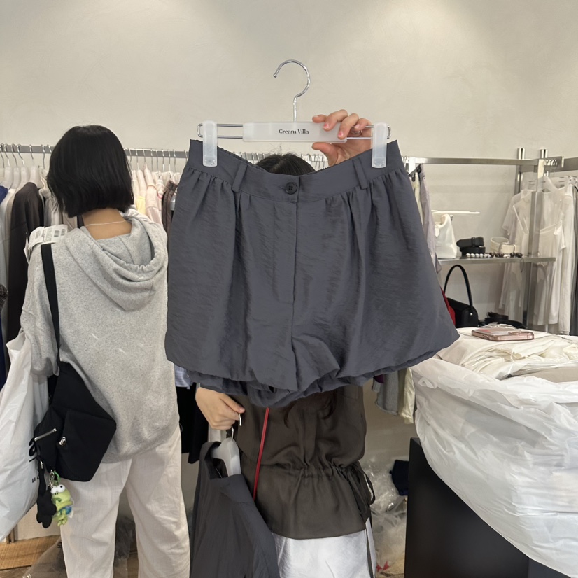 CREAM VILLA韓國代購女士新品推薦短褲寬松CREAMVILLA短褲圖色2