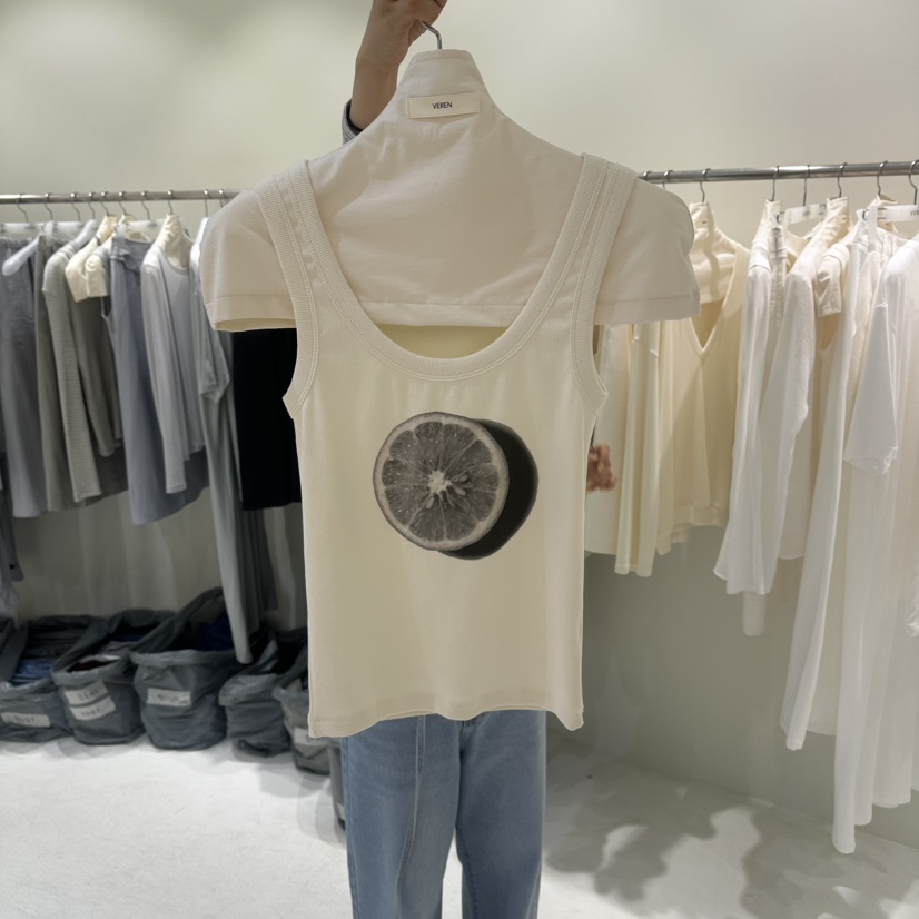 VEREN韓國直郵女裝新品推薦時尚人氣休閑熱賣職業吊帶背心VEREN吊帶/背心圖色2