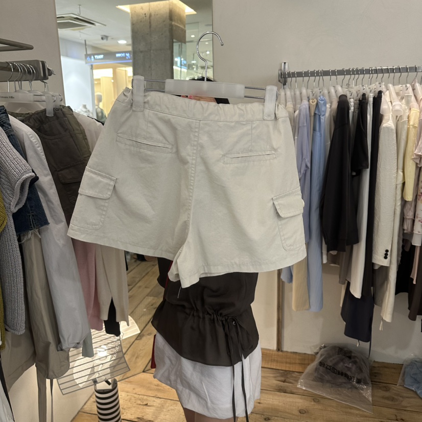 CREAM VILLA韓國代購女士新品熱賣短褲水洗CREAMVILLA短褲