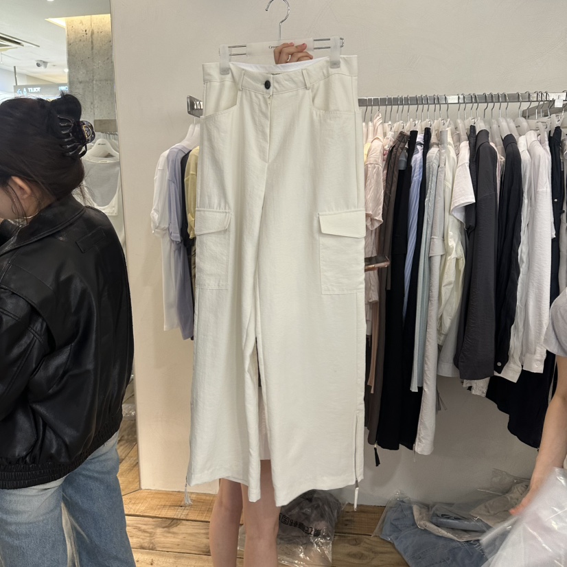 CREAM VILLA韓國代購女裝新款時尚休閑褲工裝褲CREAMVILLA休閑褲圖色2