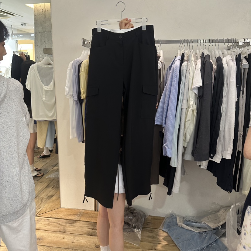 CREAM VILLA韓國代購女裝新款時尚休閑褲工裝褲CREAMVILLA休閑褲圖色3