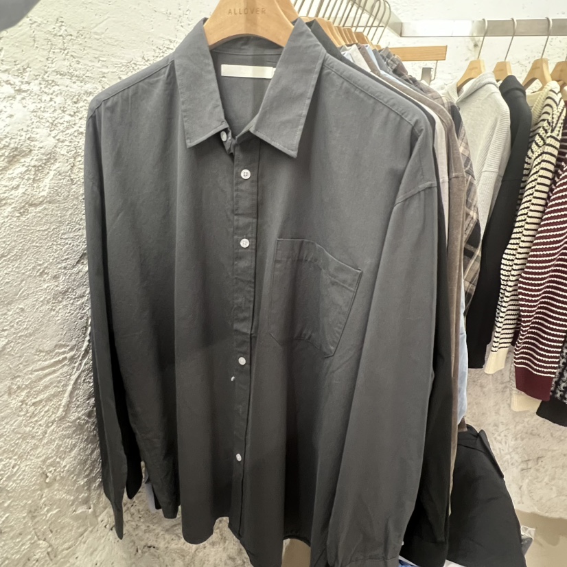 ALL OVER韓國代購女士新款職業熱賣26春夏時尚襯衫蕾絲衫ALL OVER襯衫/蕾絲衫圖色3墨