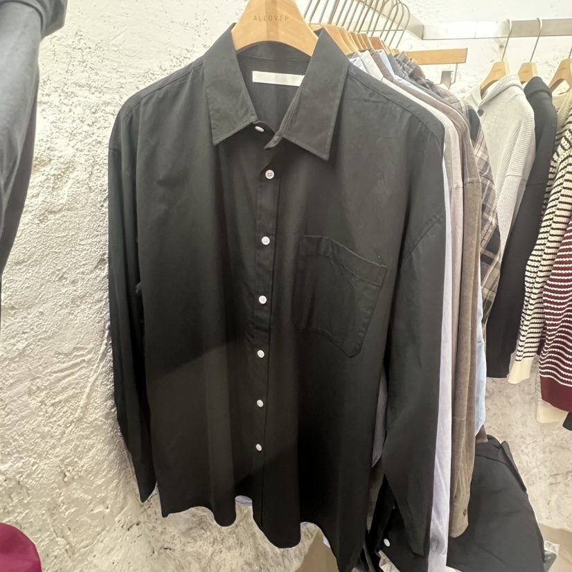 ALL OVER韓國代購女士新款職業熱賣26春夏時尚襯衫蕾絲衫ALL OVER襯衫/蕾絲衫圖色5黑