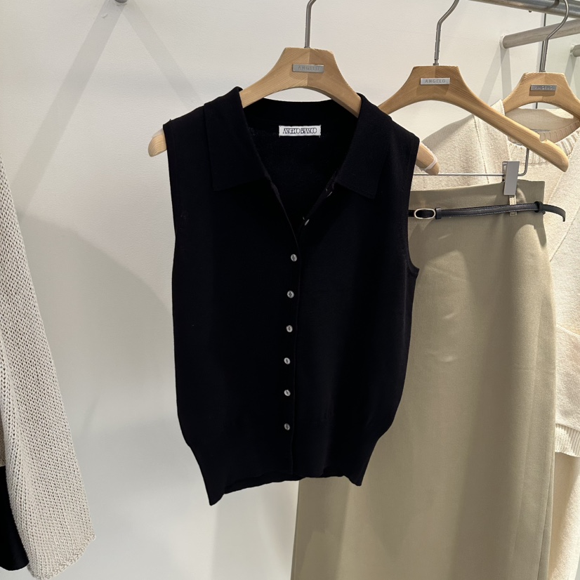 MER韓國代購女裝新款時尚職業推薦人氣26春夏休閑吊帶背心MER/ANGELO BIANCO吊帶/背心圖色3