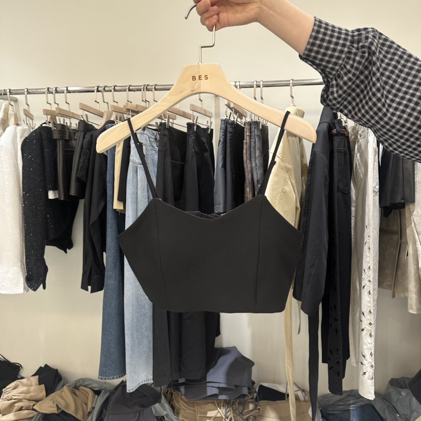 BES韓國代購女士新款推薦時尚26春夏休閑人氣熱賣吊帶背心BES SEOUL吊帶/背心圖色3