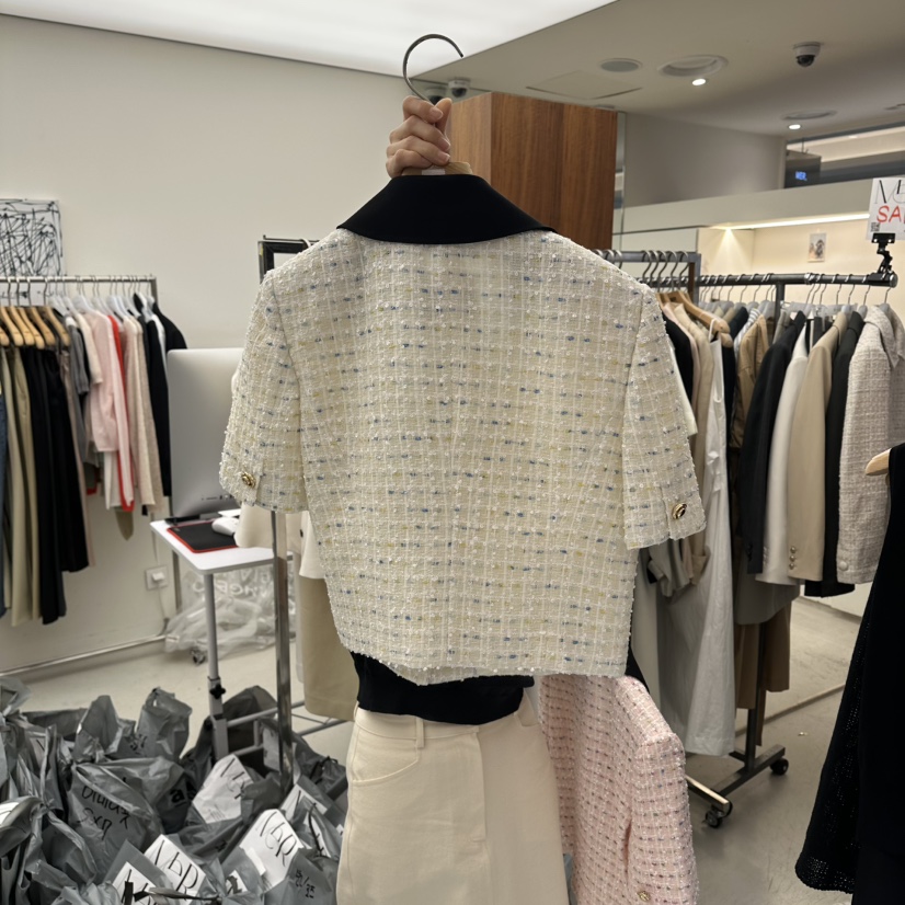 MER韓國東大門代購女裝新品推薦職業人氣時尚熱賣26春夏夾克MER/ANGELO BIANCO夾克