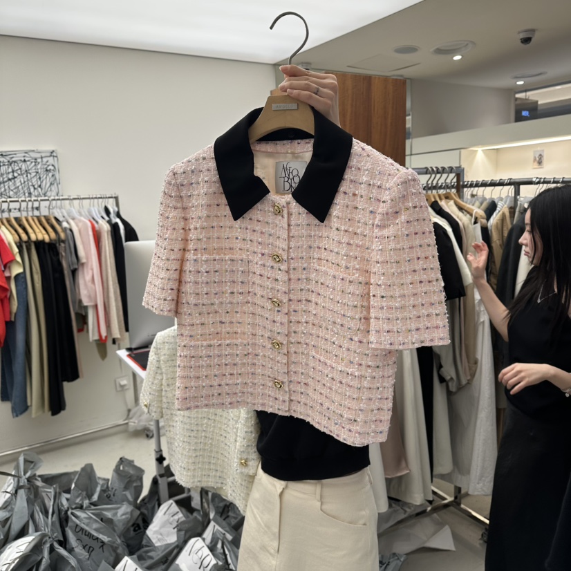 MER韓國東大門代購女裝新品推薦職業人氣時尚熱賣26春夏夾克MER/ANGELO BIANCO夾克圖色1