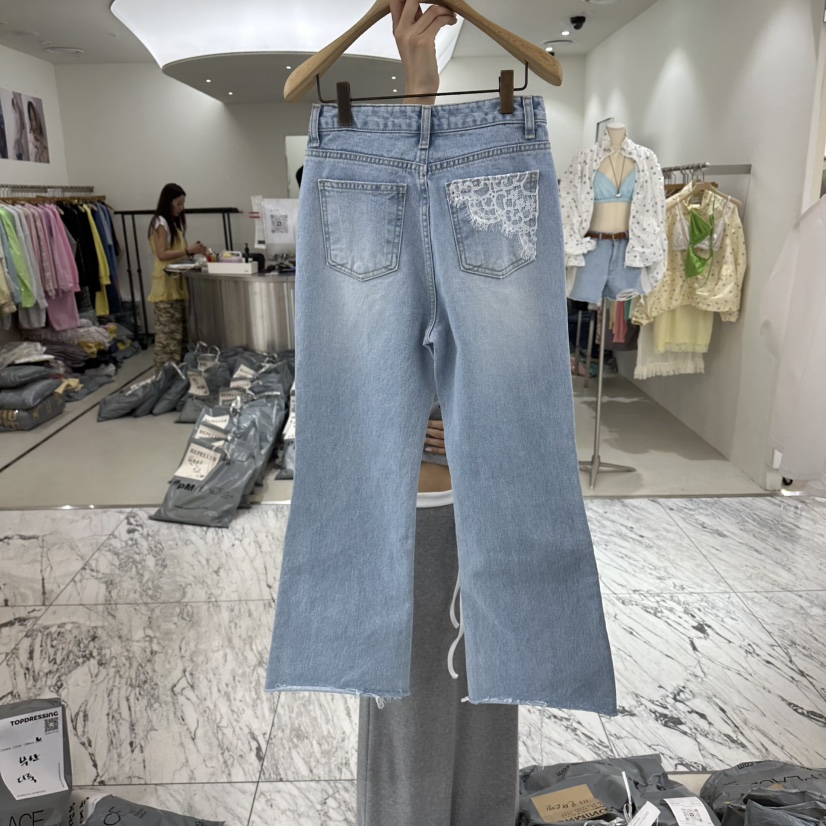 FORMING-P韓國直郵女士新款26春夏熱賣人氣休閑時尚牛仔褲FORMING-P牛仔褲