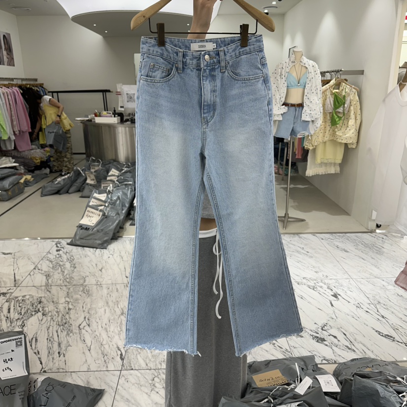 FORMING-P韓國直郵女士新款26春夏熱賣人氣休閑時尚牛仔褲FORMING-P牛仔褲圖色1