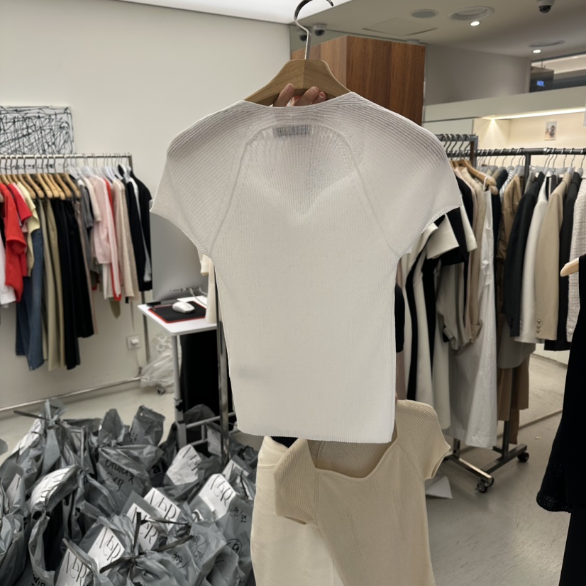 MER韓國代購女士新款推薦時尚熱賣休閑職業人氣26春夏針織衫MER/ANGELO BIANCO針織衫