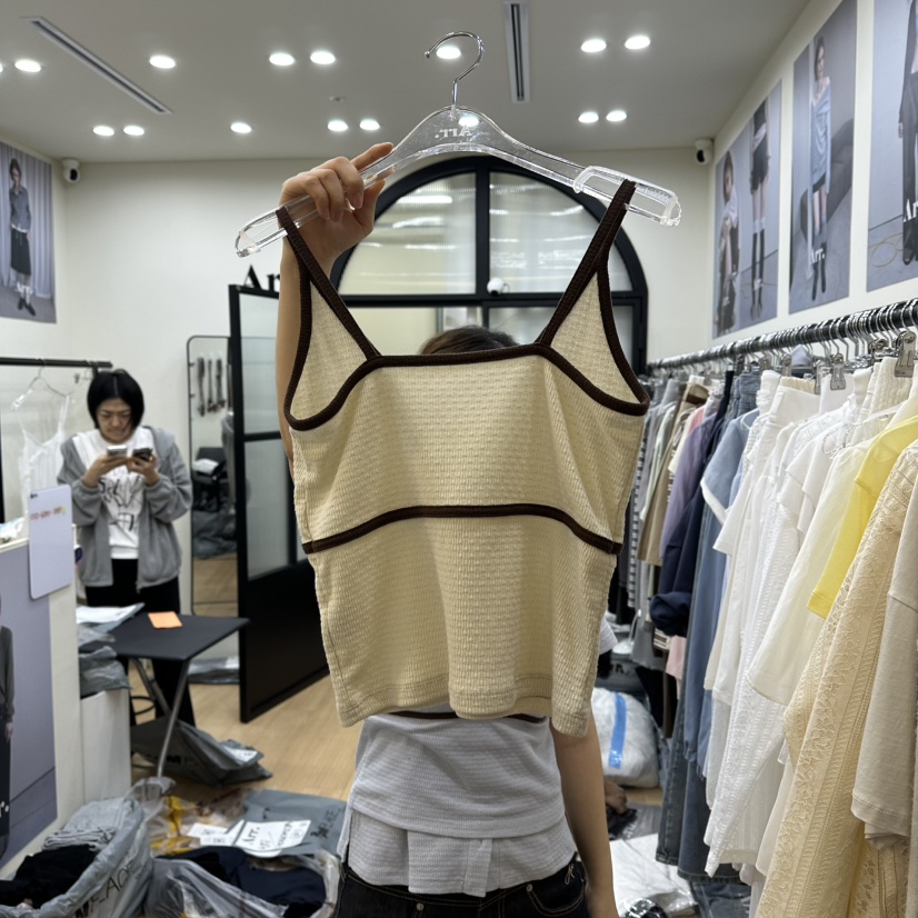 ARR韓國直郵實拍女裝新品職業推薦26春夏人氣休閑吊帶背心ARR吊帶/背心