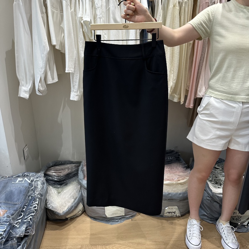 aube nunt韓國直郵實拍女裝新品推薦人氣職業半身裙中短裙aube nunt半身裙/中短裙