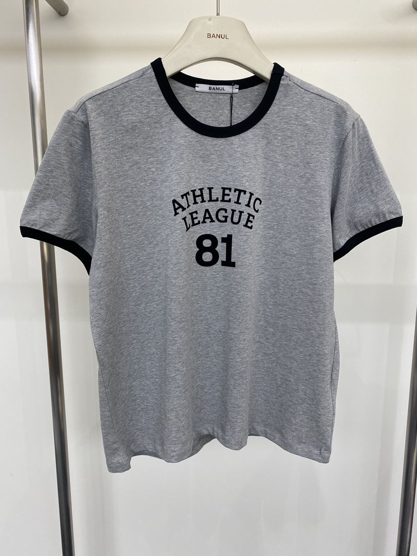 BANUL韓國東大門直郵女士新款人氣職業推薦休閑熱賣時尚T恤BANULT恤圖色2
