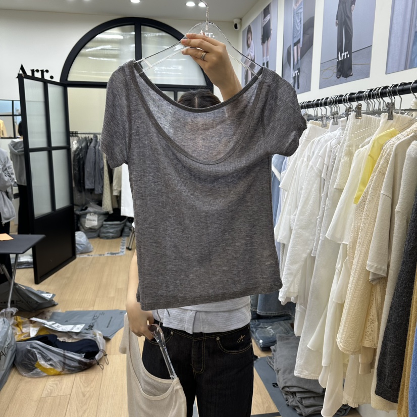 ARR韓國直郵女裝新款人氣職業熱賣推薦26春夏休閑時尚T恤ARRT恤圖色2