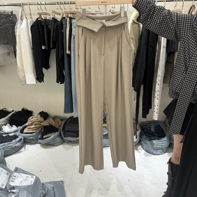 BES韓國直郵女士新款職業26春夏推薦休閑人氣時尚熱賣休閑褲BES SEOUL休閑褲圖色2