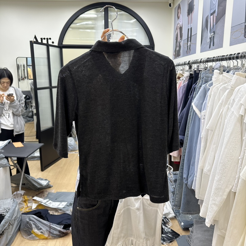 ARR韓國直郵實拍女裝新款時尚職業人氣26春夏休閑推薦T恤ARRT恤