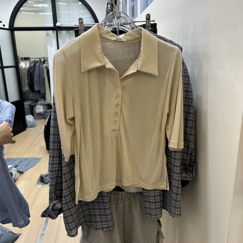 ARR韓國直郵實拍女裝新款時尚職業人氣26春夏休閑推薦T恤ARRT恤圖色3