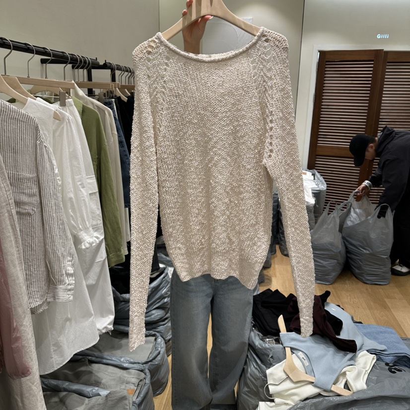 GILLI韓國東大門直郵女裝新品推薦熱賣職業時尚26春夏針織衫GILLI針織衫圖色1