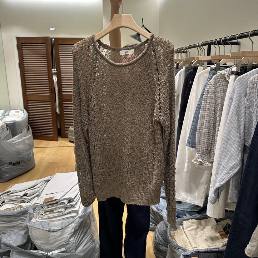 GILLI韓國東大門直郵女裝新品推薦熱賣職業時尚26春夏針織衫GILLI針織衫圖色3