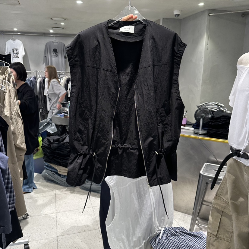 HERTZ-P韓國直郵女裝新品休閑推薦26春夏人氣職業時尚馬甲HERTZ-P馬甲圖色2黑色