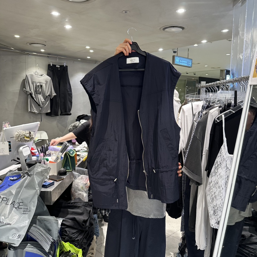 HERTZ-P韓國直郵女裝新品休閑推薦26春夏人氣職業時尚馬甲HERTZ-P馬甲圖色3深藍色