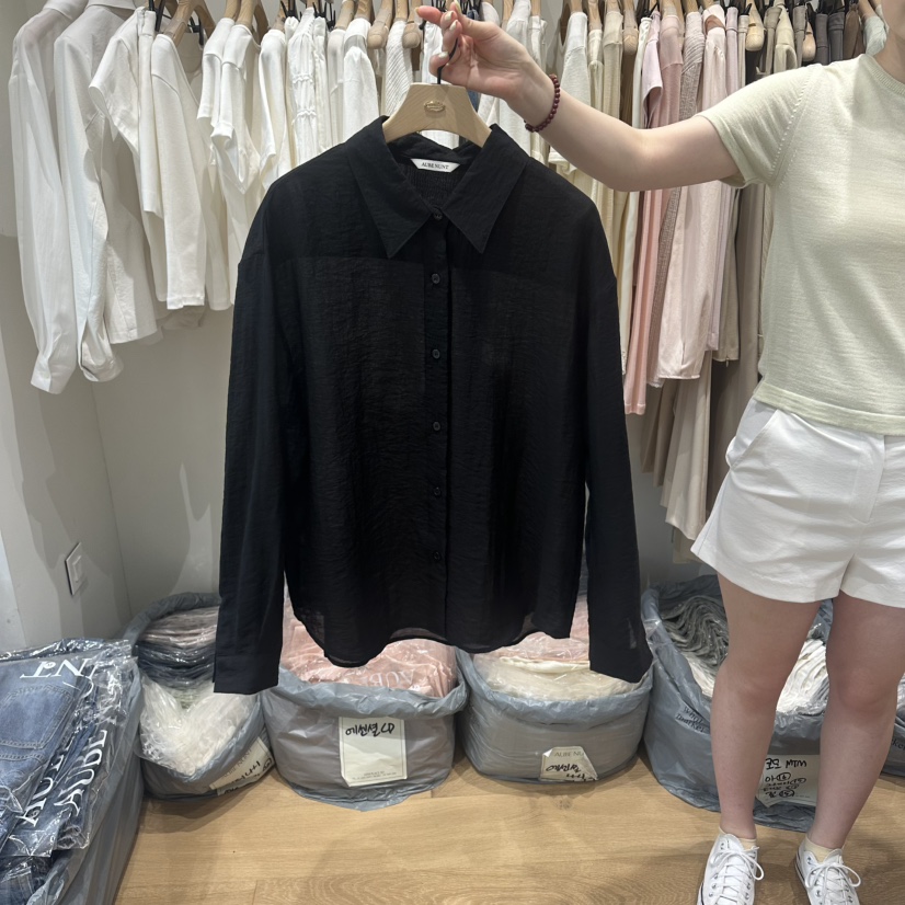 aube nunt韓國東大門代購女士新款推薦時尚26春夏襯衫蕾絲衫aube nunt襯衫/蕾絲衫圖色4