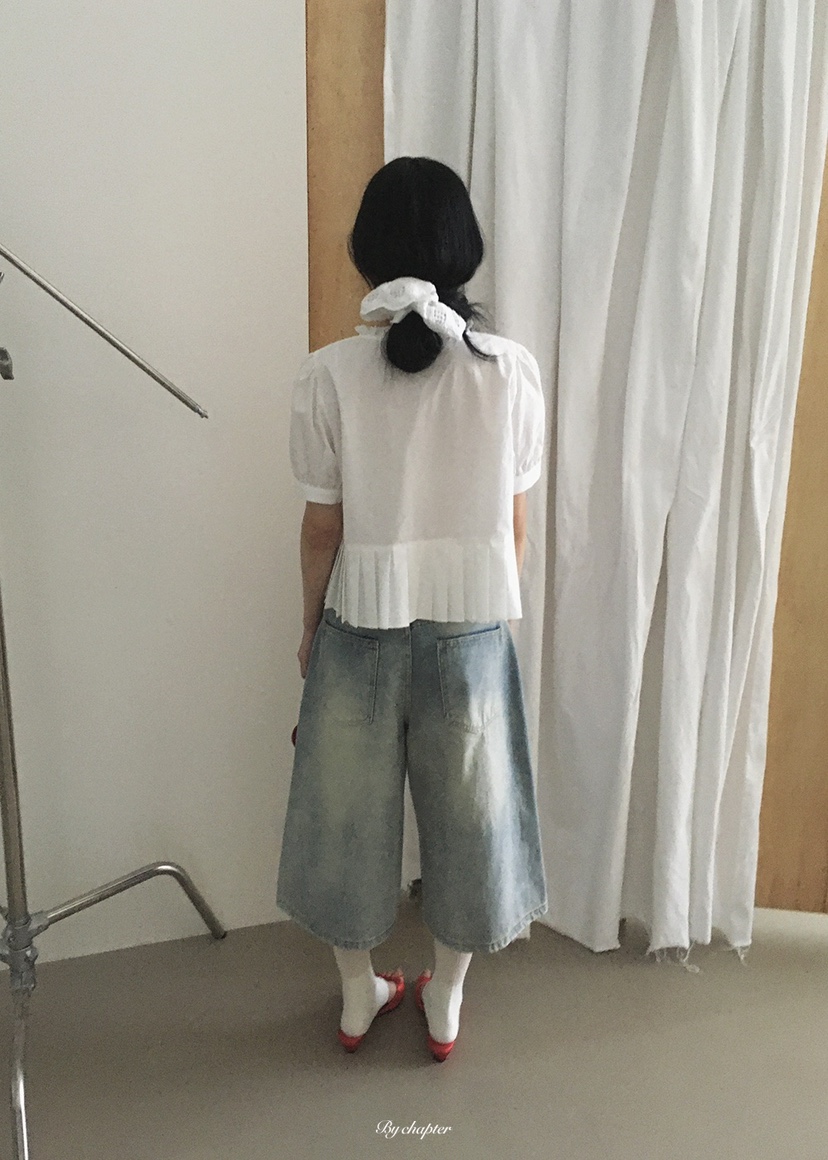 BY CHAPTER韓國東大門直郵女裝新款人氣時尚熱賣職業牛仔褲BY Chapter牛仔褲