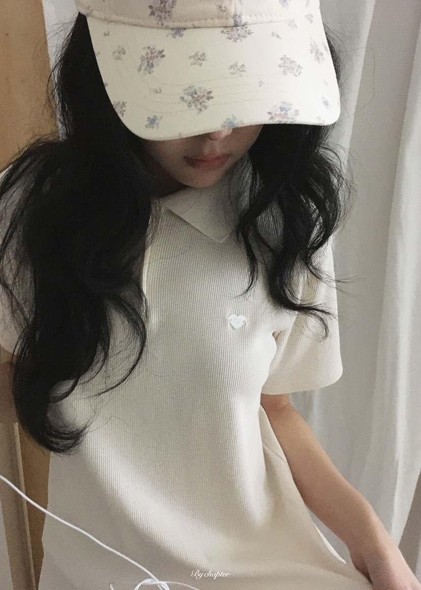 BY CHAPTER韓國直郵實拍女士新款職業休閑人氣T恤華夫格BY ChapterT恤